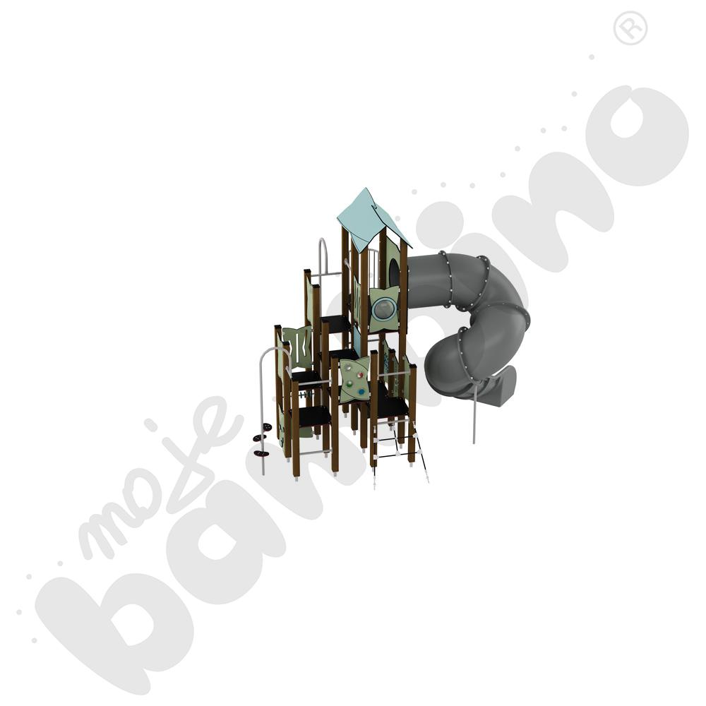 Zestaw Urbi 14, słupy drewniane C