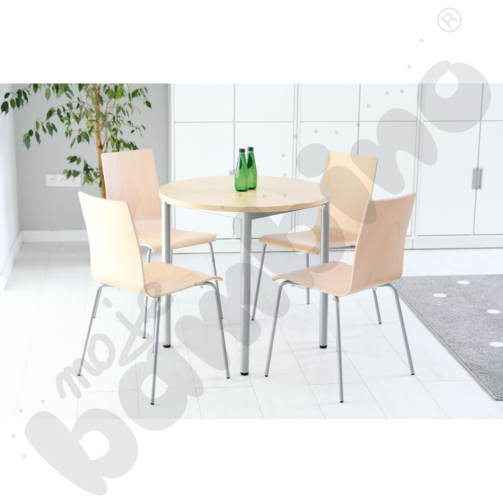 Stół kawowy Expo śr. 80 cm - klon 375