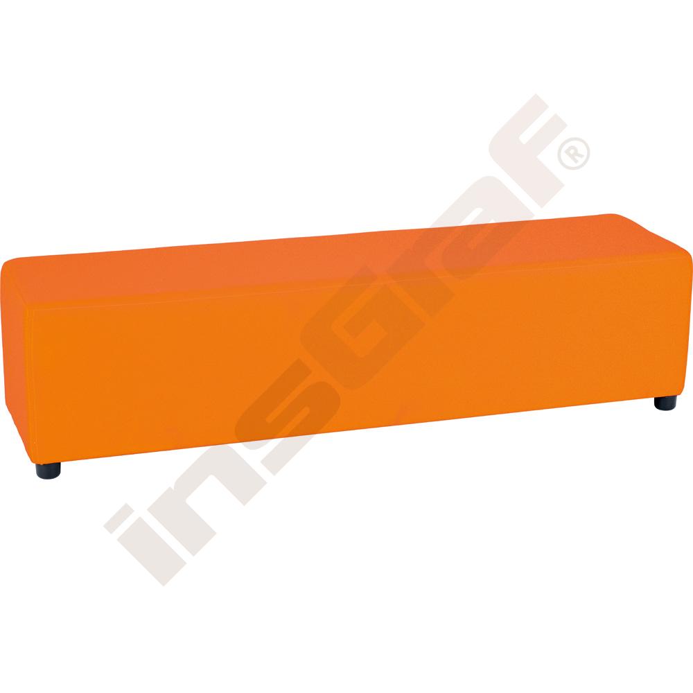 Sedák Blocco Mini pro 3 osoby - oranžový