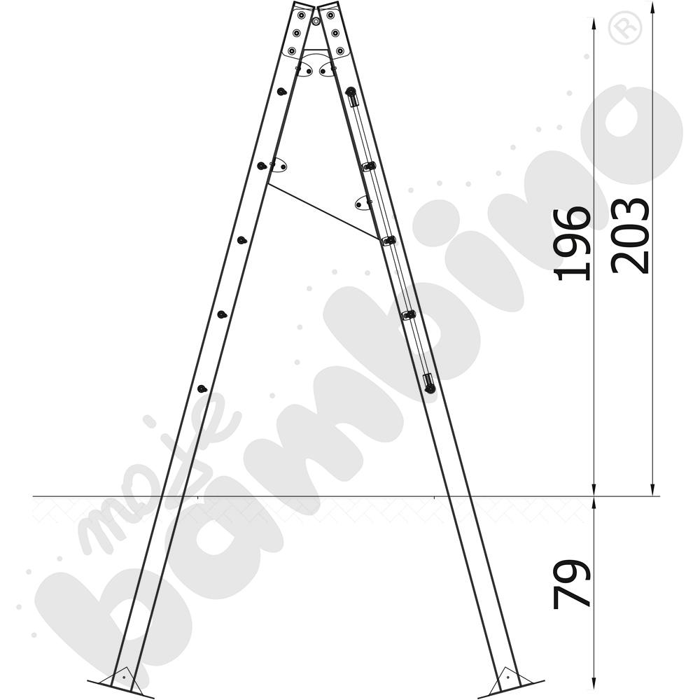 NinjaWorkout Starter - Drabinka linowa