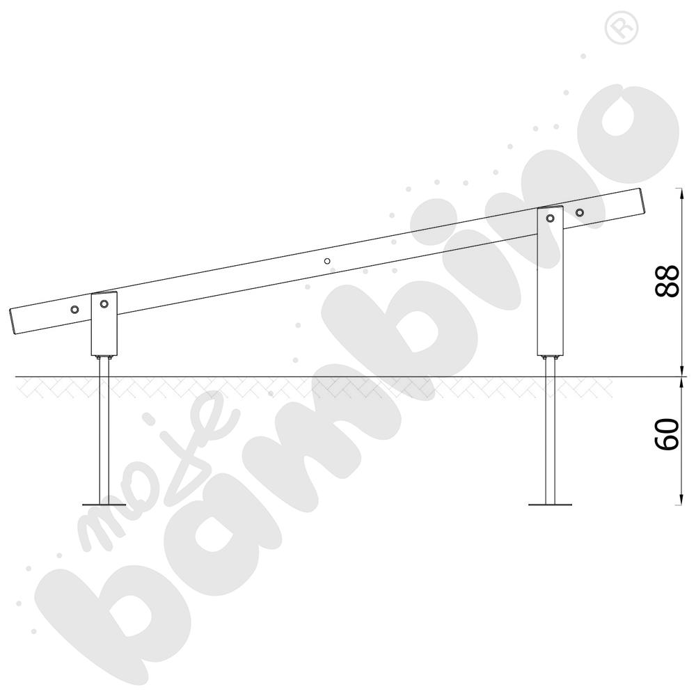 Równoważnia skośna