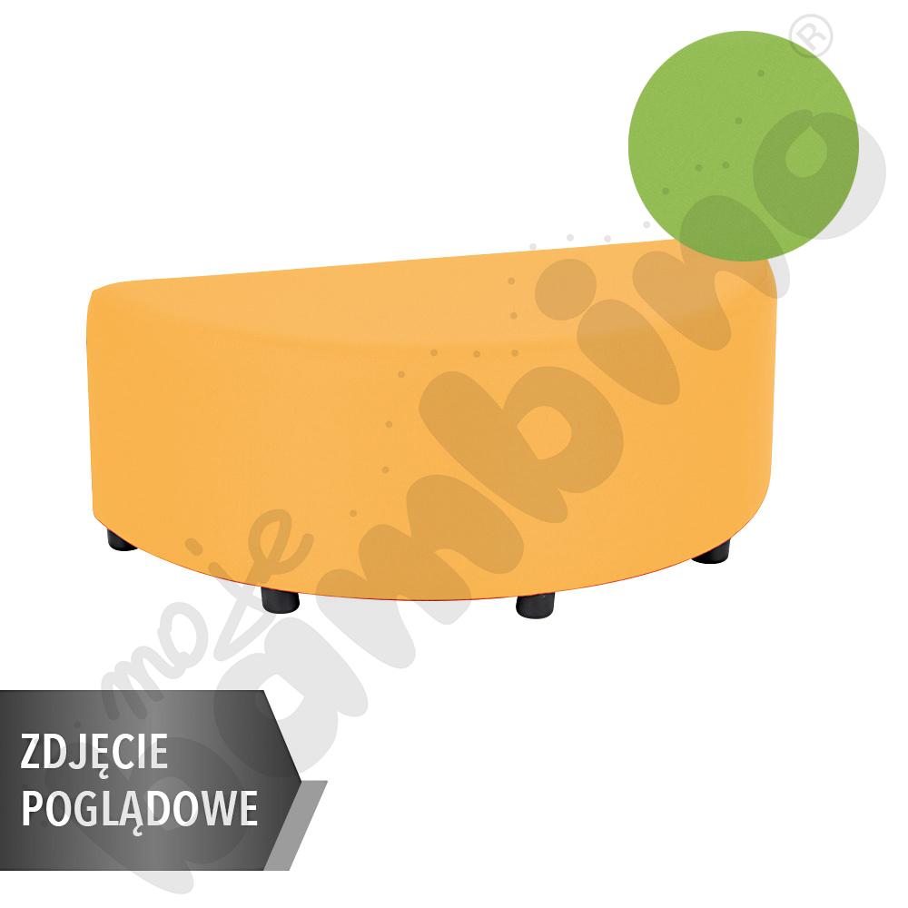 Pufa Blocco Mini półokrągła limonka