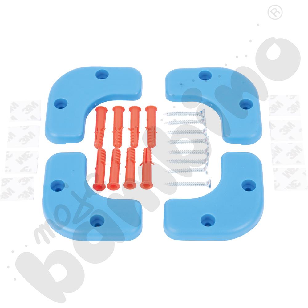 Duży panel lustrzany z 9 kopułami