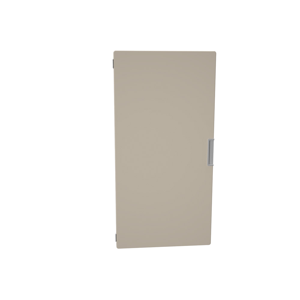 Quadro - stredné dvierka 90 st., pripevnené k priečke - bledohnedá