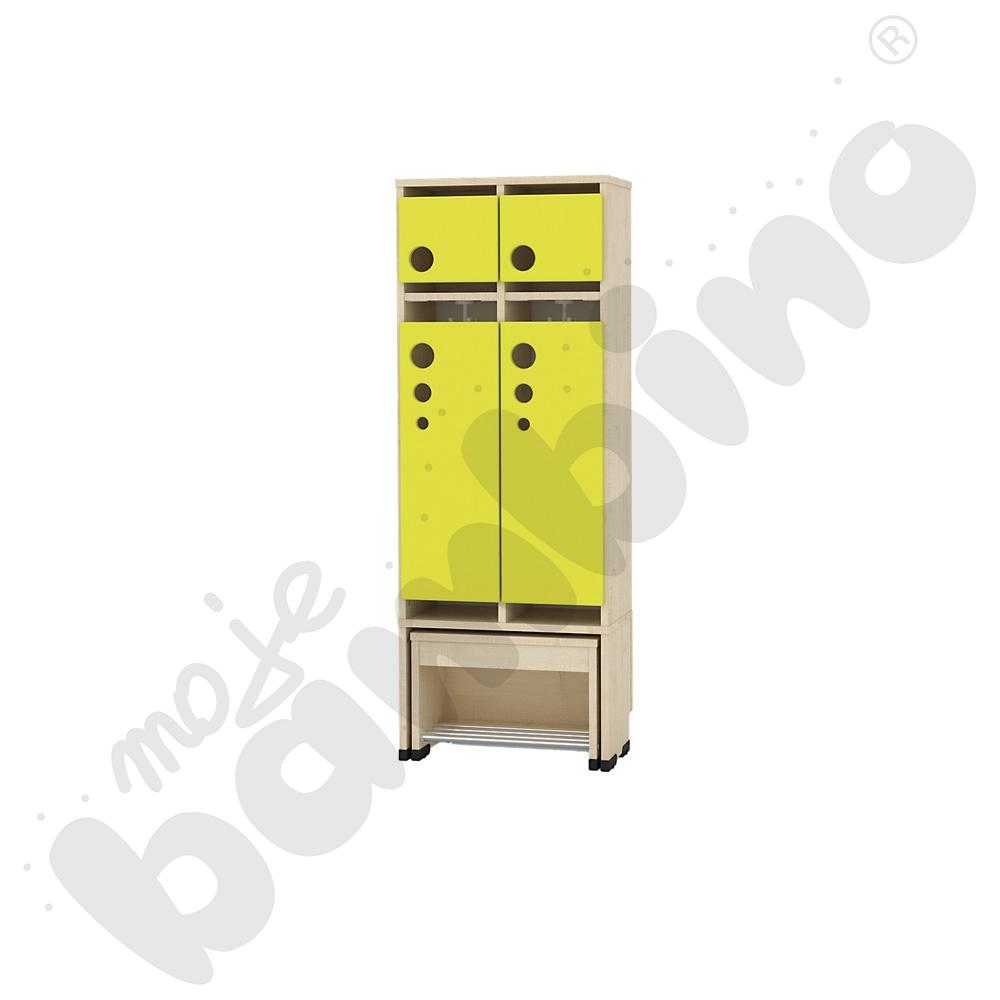 Szatnia Kropla z wysuwanym siedziskiem 2-os., wys. 31 cm 