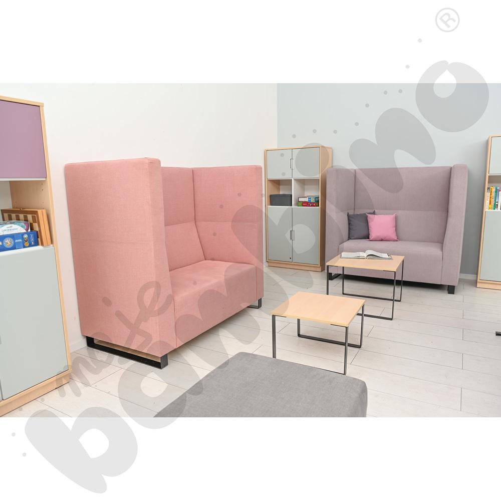 Sofa Universum 2-os. wys. 133 cm, 2 boki średnie, tkanina KG19