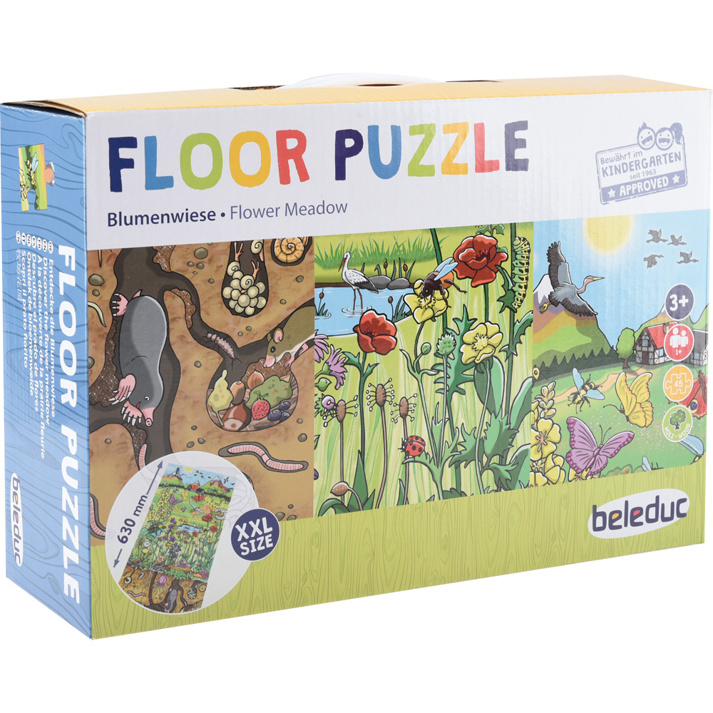 Podlahové puzzle Kvetinová lúka