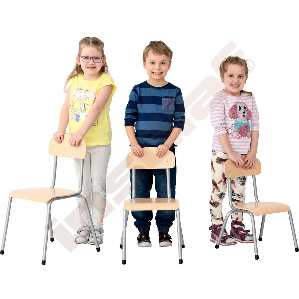 Židlička Bambino 2 stříbrná