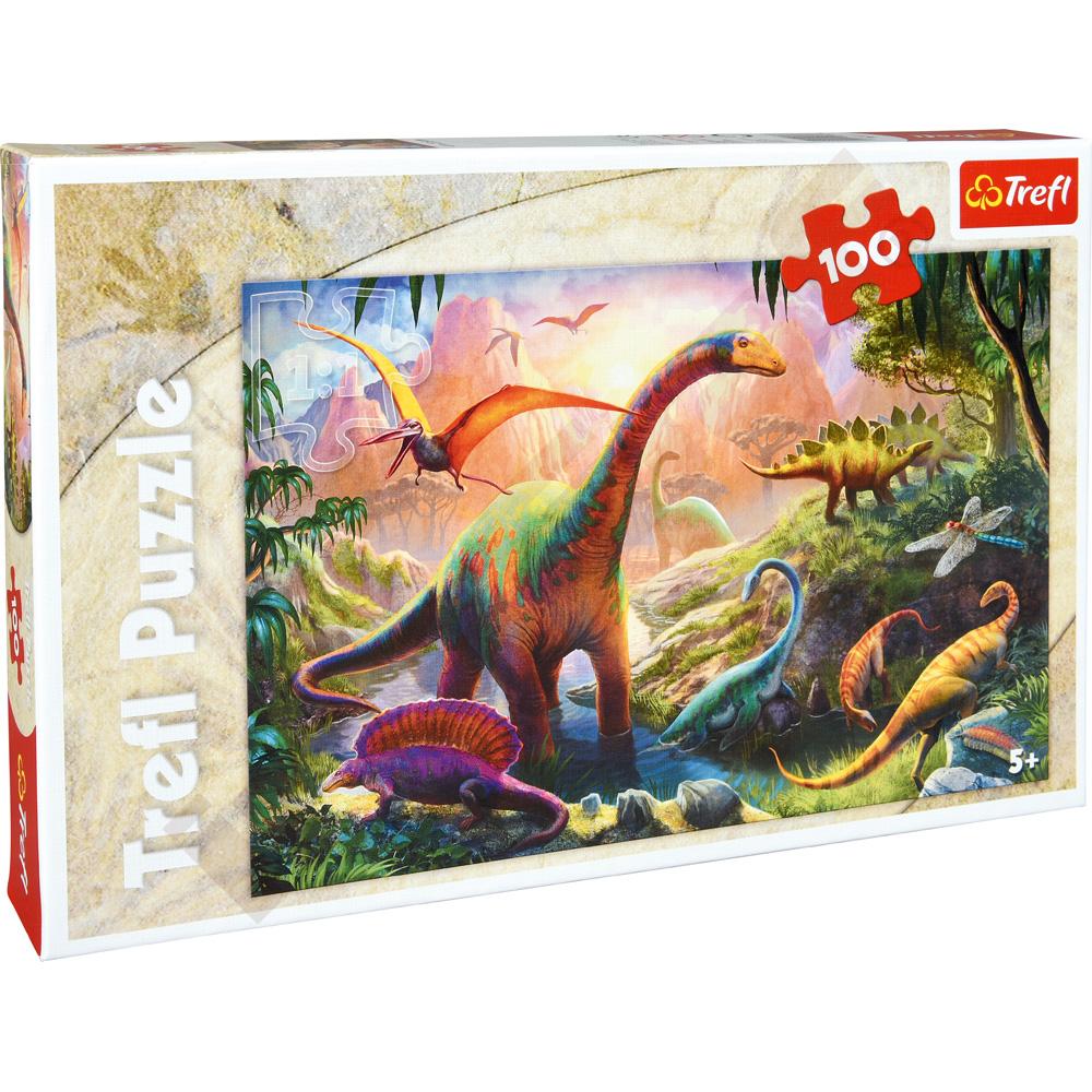 Puzzle Svět dinosaurů 100 dílků