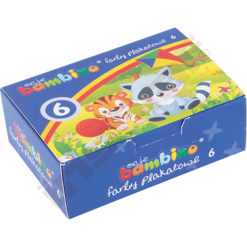 Bambino farby na plagát 6 farieb