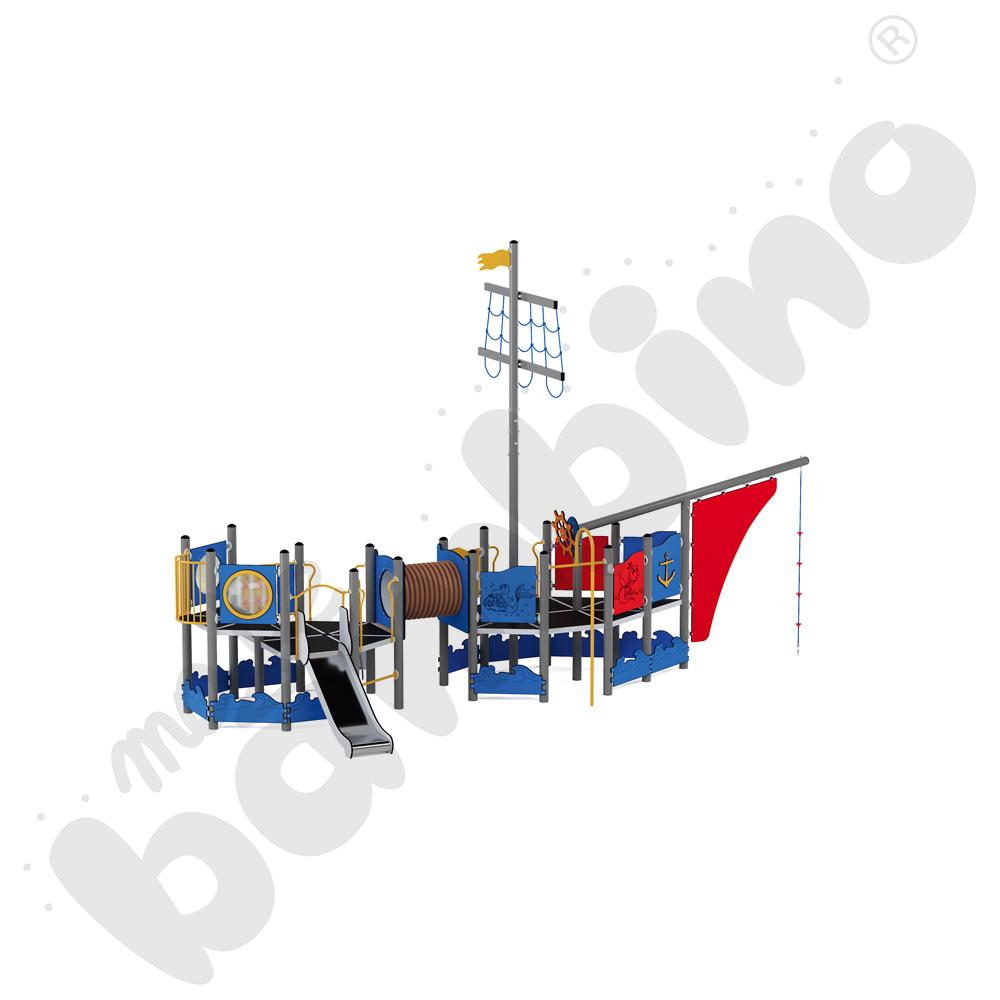 Statek Diasa, metalowe słupy