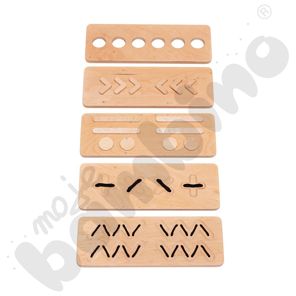 Ścieżki sensoryczne Good Wood - naturalne - MED