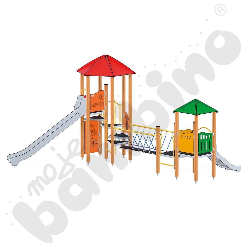 Orbis - baszta 9, drewniane słupy