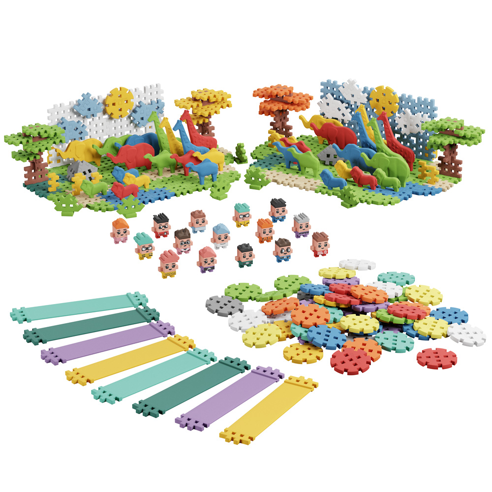 Kocky Oplátky Mini (Wafle) Big Mix Animals, 303 prvkov 