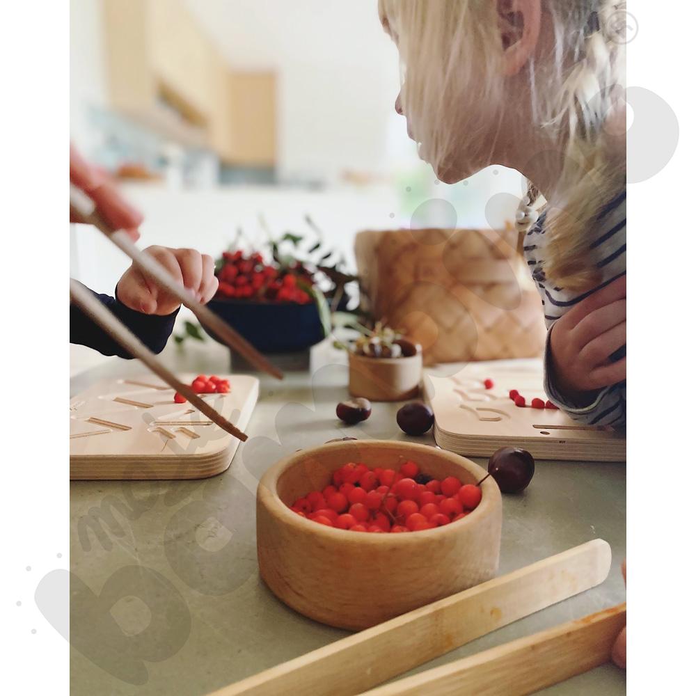 Tablice grafomotoryczne malucha - naturalne  - MED