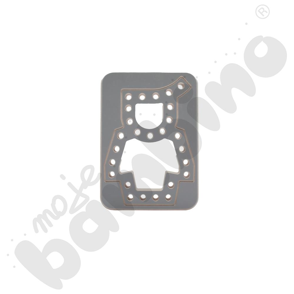 Przeplatanka drewniana Good Wood - szara - MED