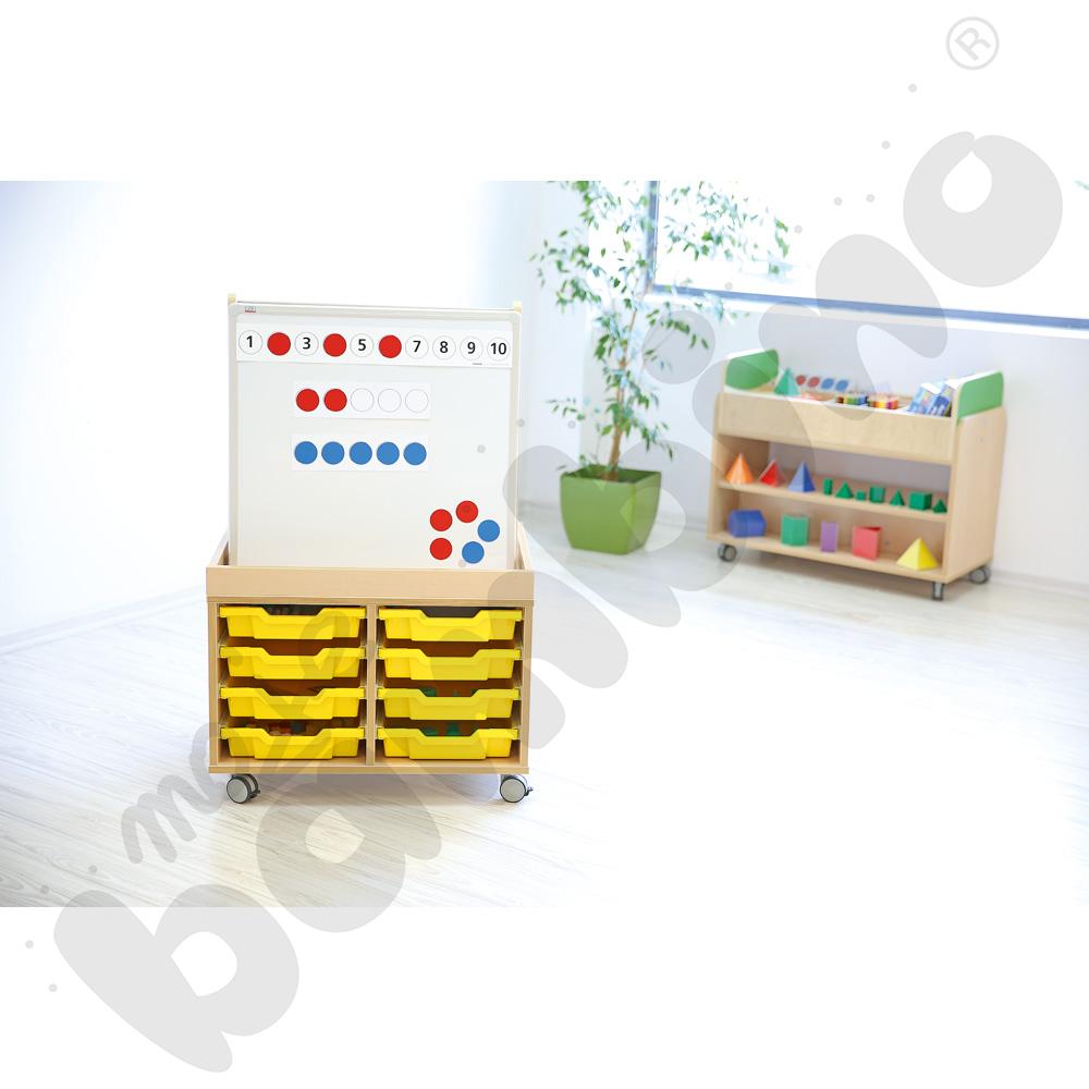 Szafka Flexi M na plastikowe pojemniki na kółkach