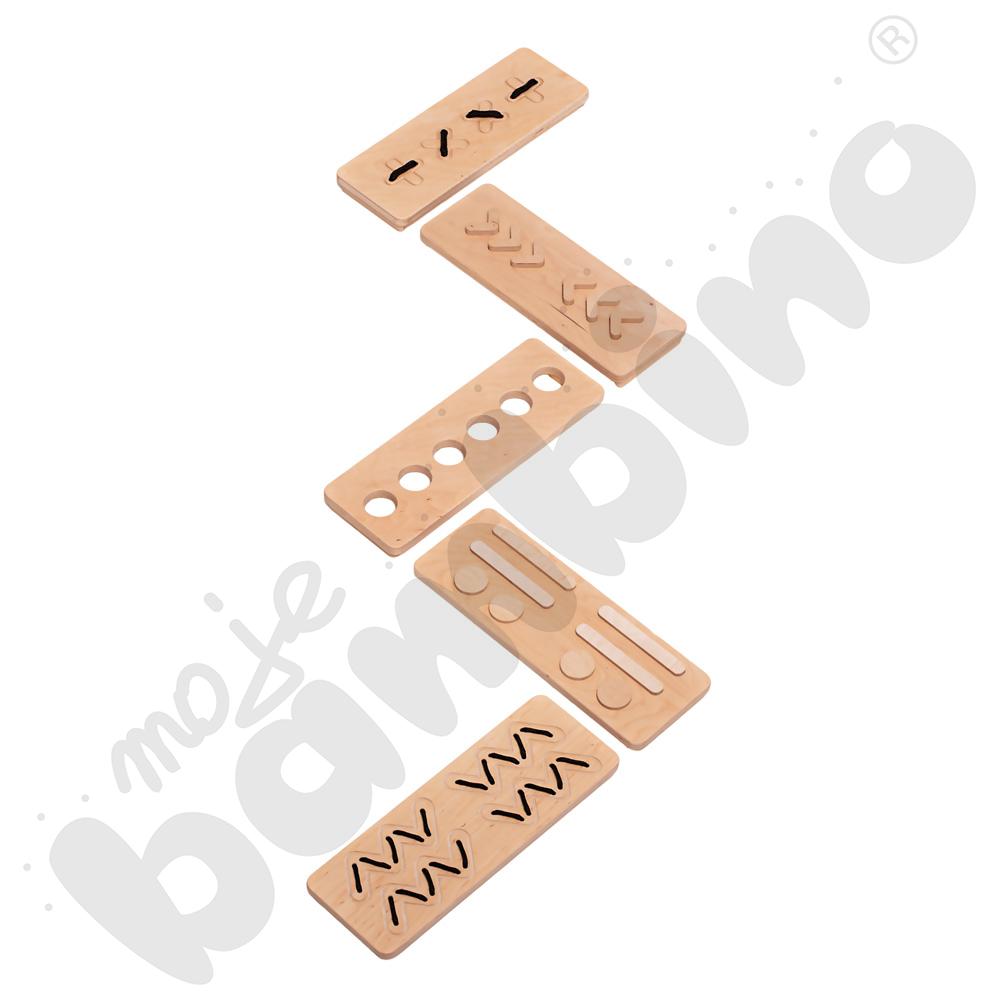 Ścieżki sensoryczne Good Wood - naturalne - MED