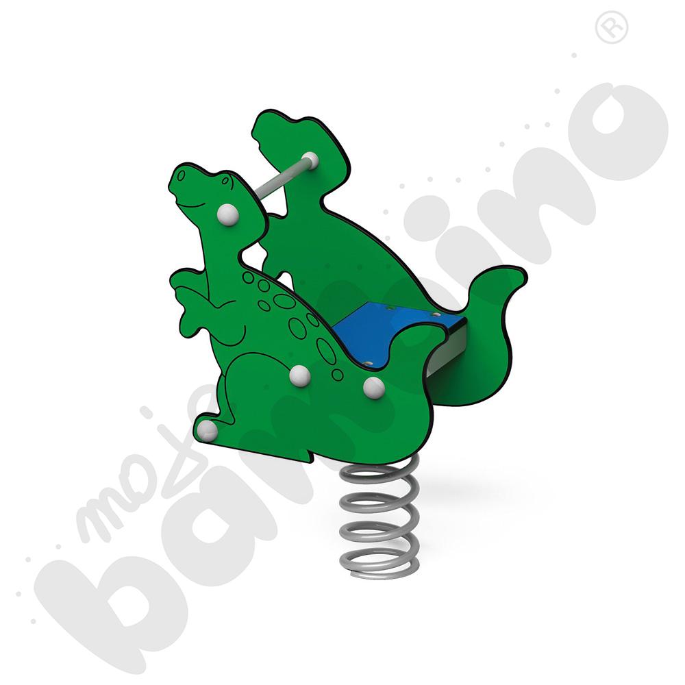 Dino - sprężynowiec na podstawie betonowej