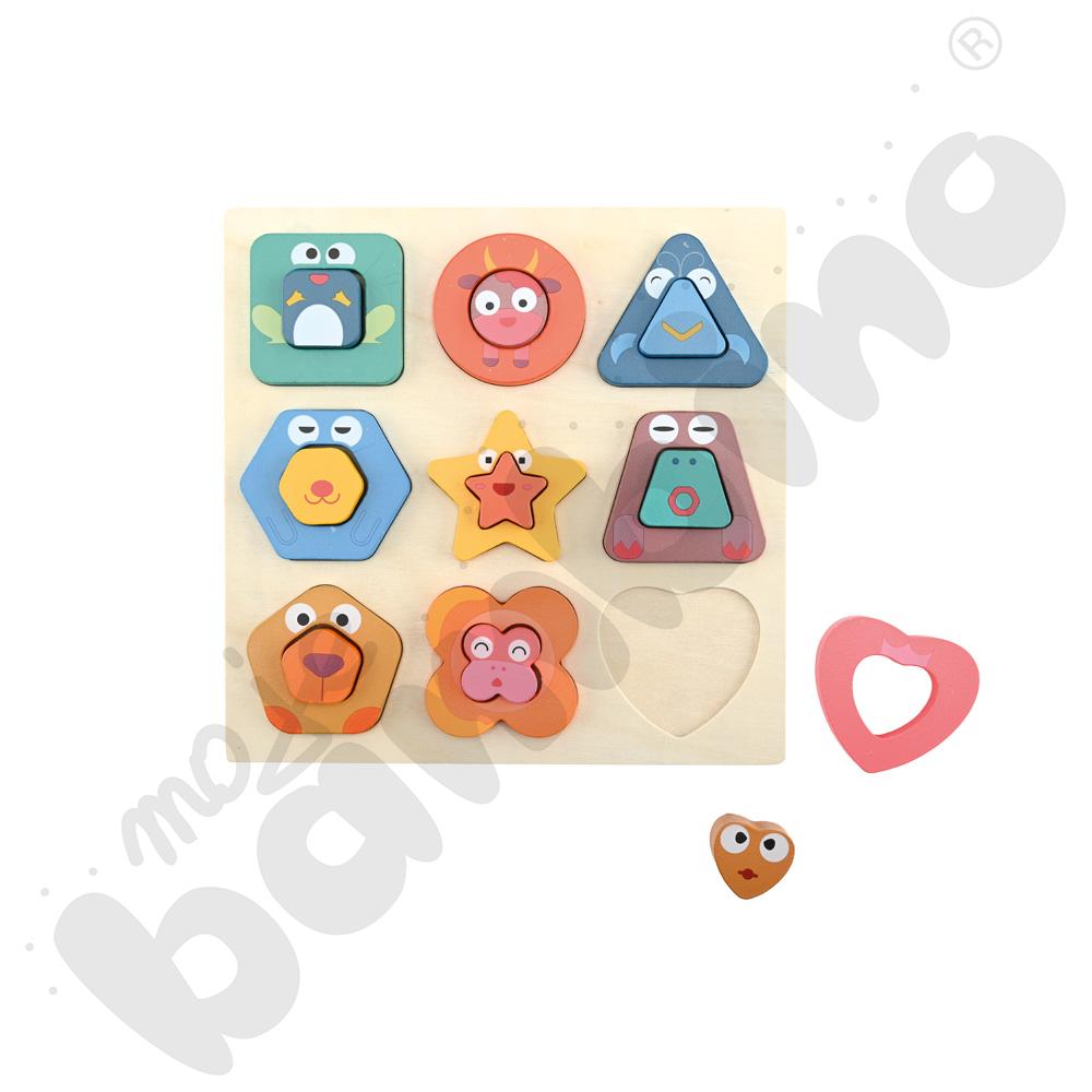 Układanka malucha – dopasuj kształty