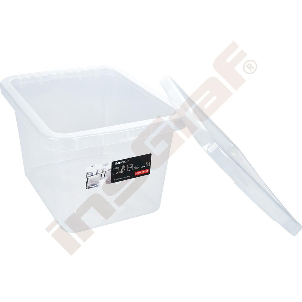 Priehľadný úložný box 9 l