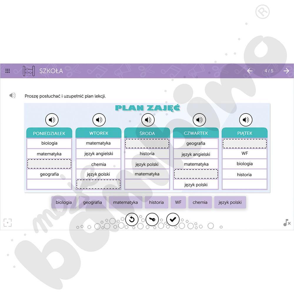 Program multimedialny Nauka polskiego jako obcego mTalent