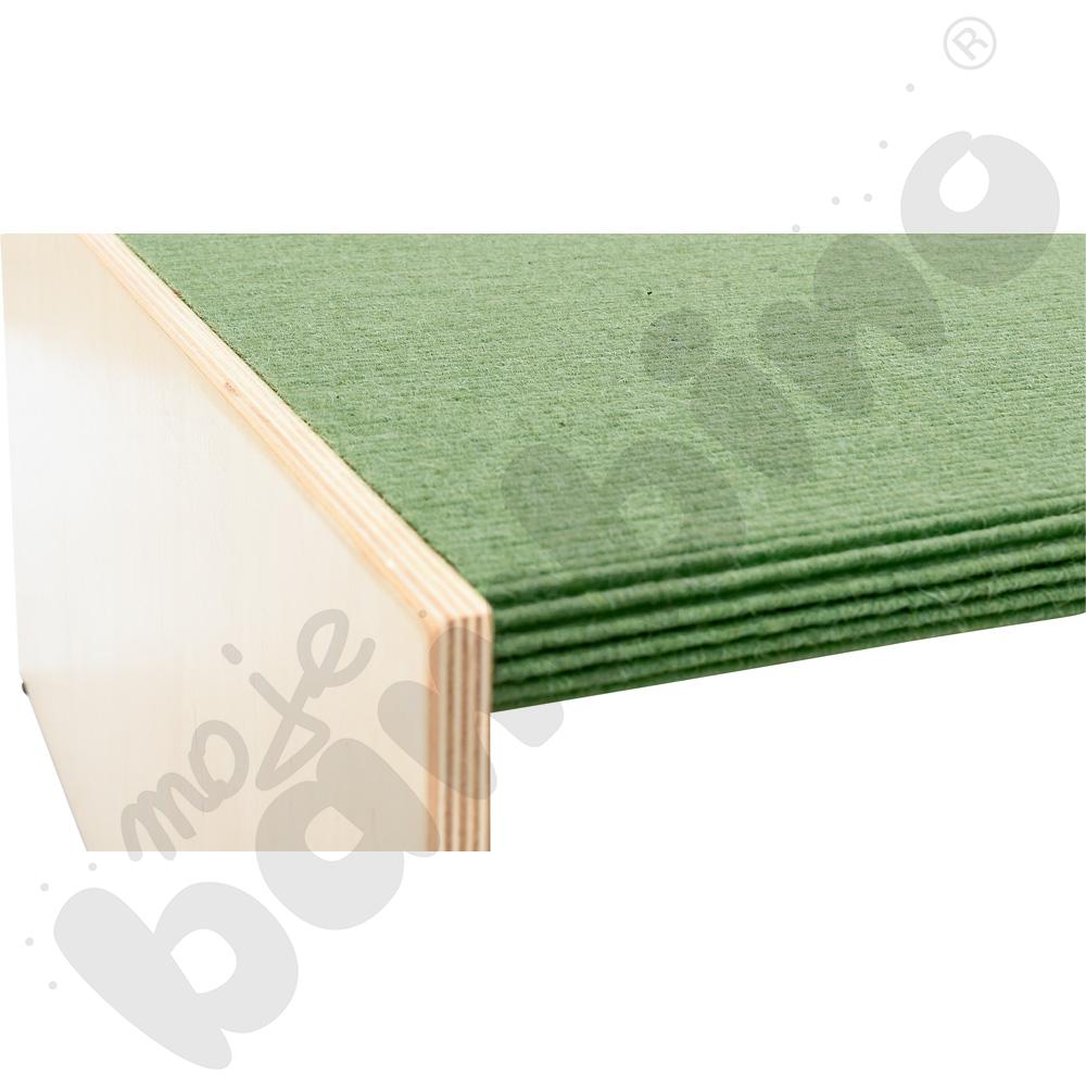 Podest z wnęką z przodu, wys. 30 cm - ciemnozielony