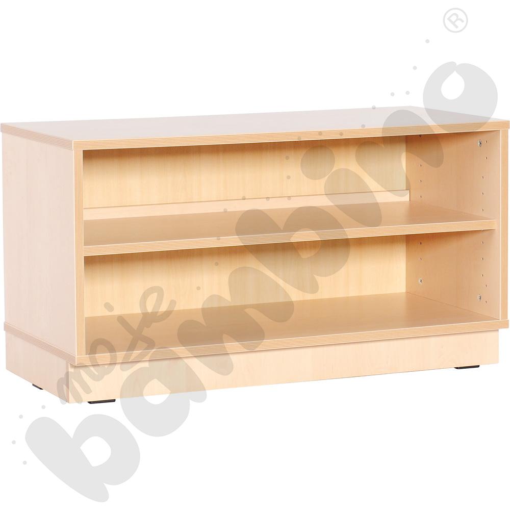 Szafka Flexi M z 1 półką na cokole, brzoza