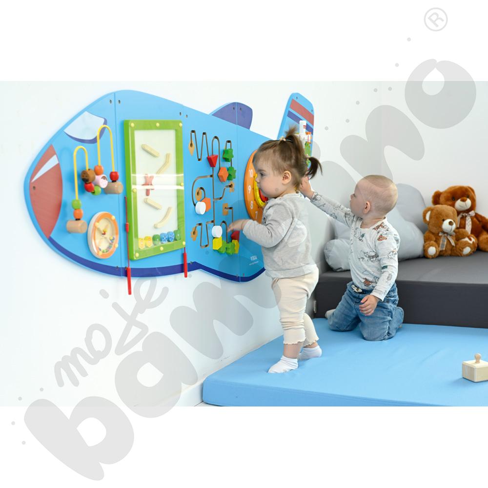 Duża tabliczka ścienna - samolot