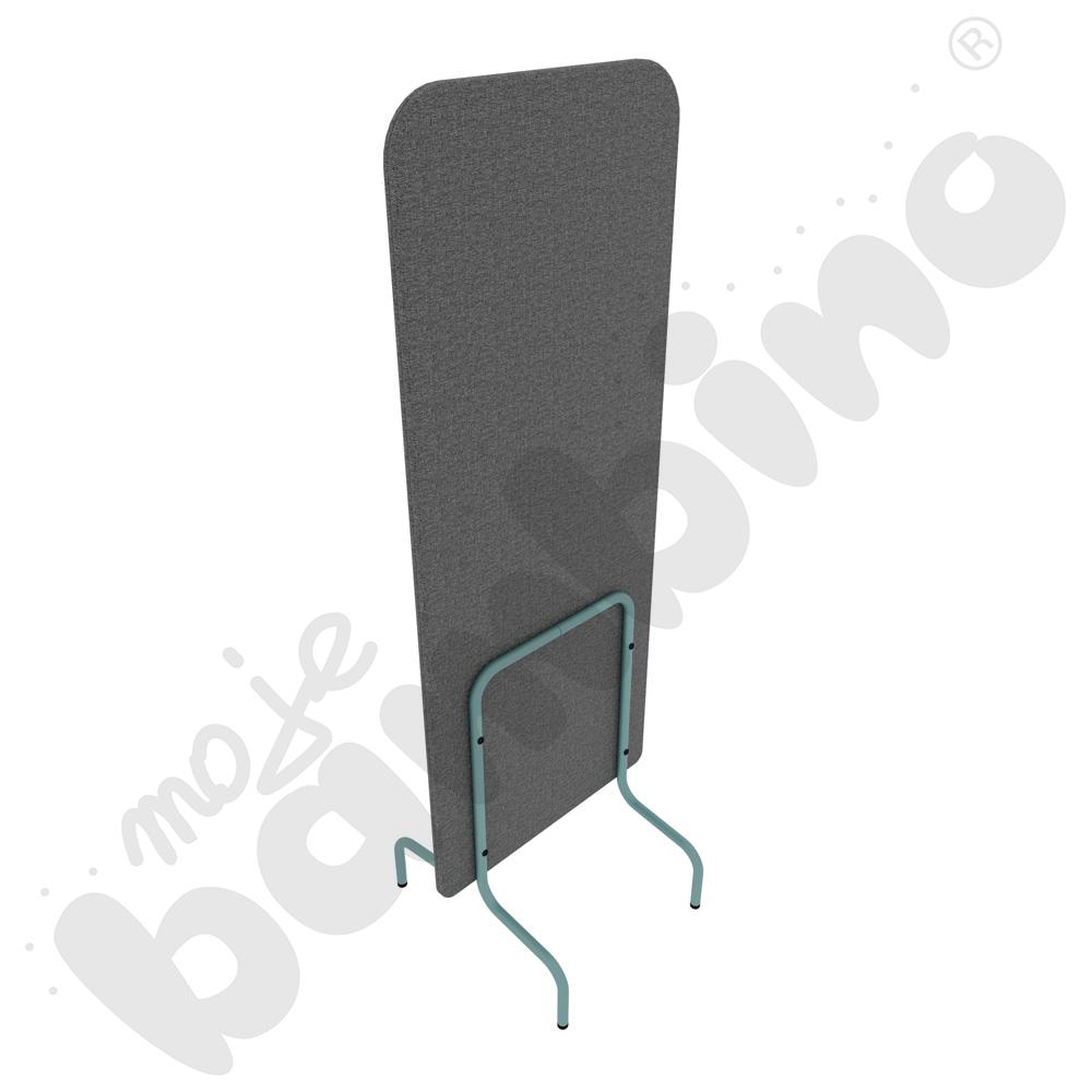 Parawan Versa 60x170 cm z filcowymi stopkami, stelaż turkusowy, tkanina RO39