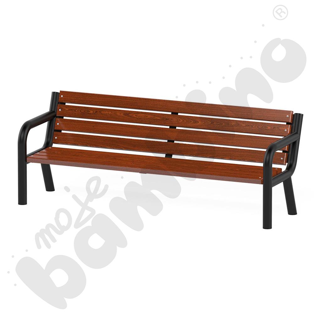 Ławka Viking Bis, mahoń