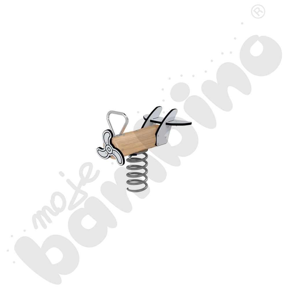 Robinio - samolot na podstawie betonowej