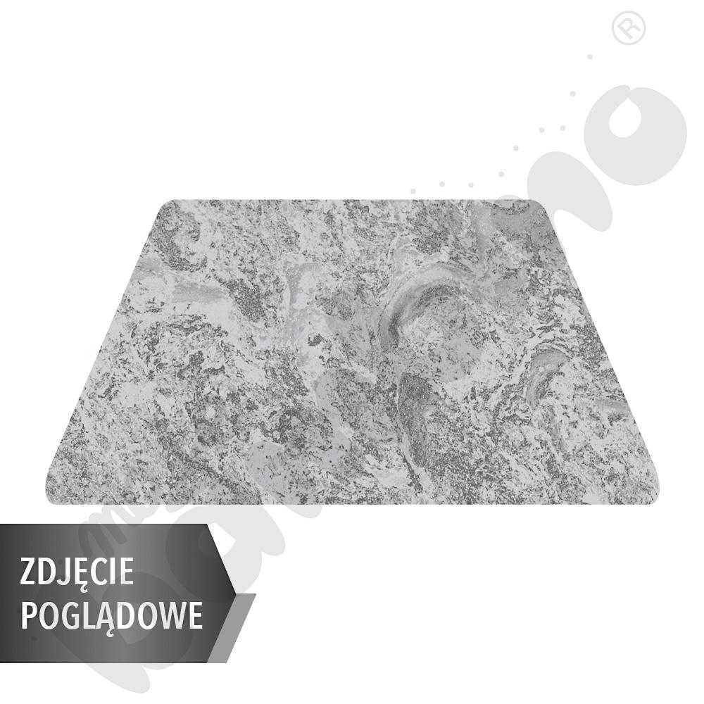 Cichy stół trapezowy 130x70x60x70, szary, rozm. 5