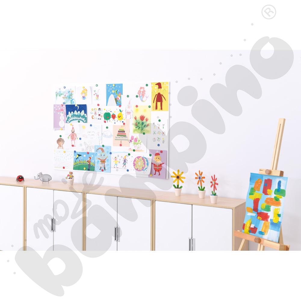 Tablica bezramowa biała 100x150