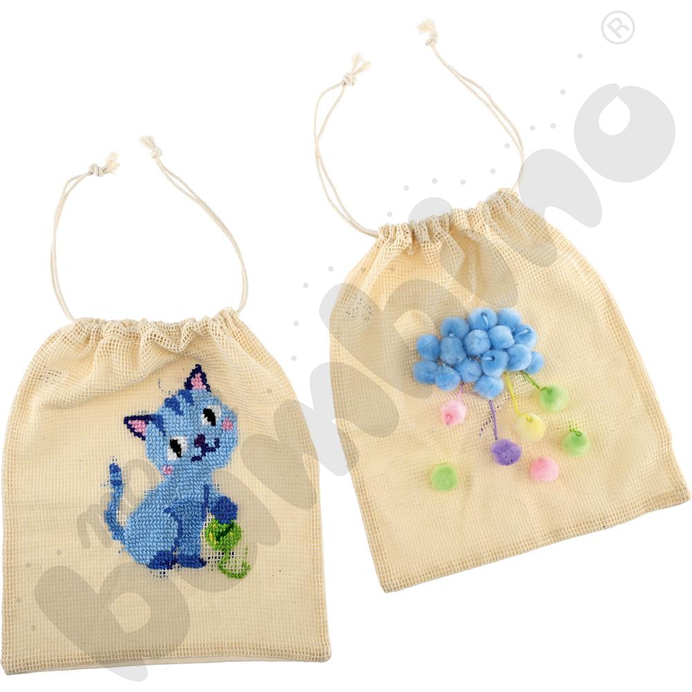 Woreczki bawełniane, 3 szt.