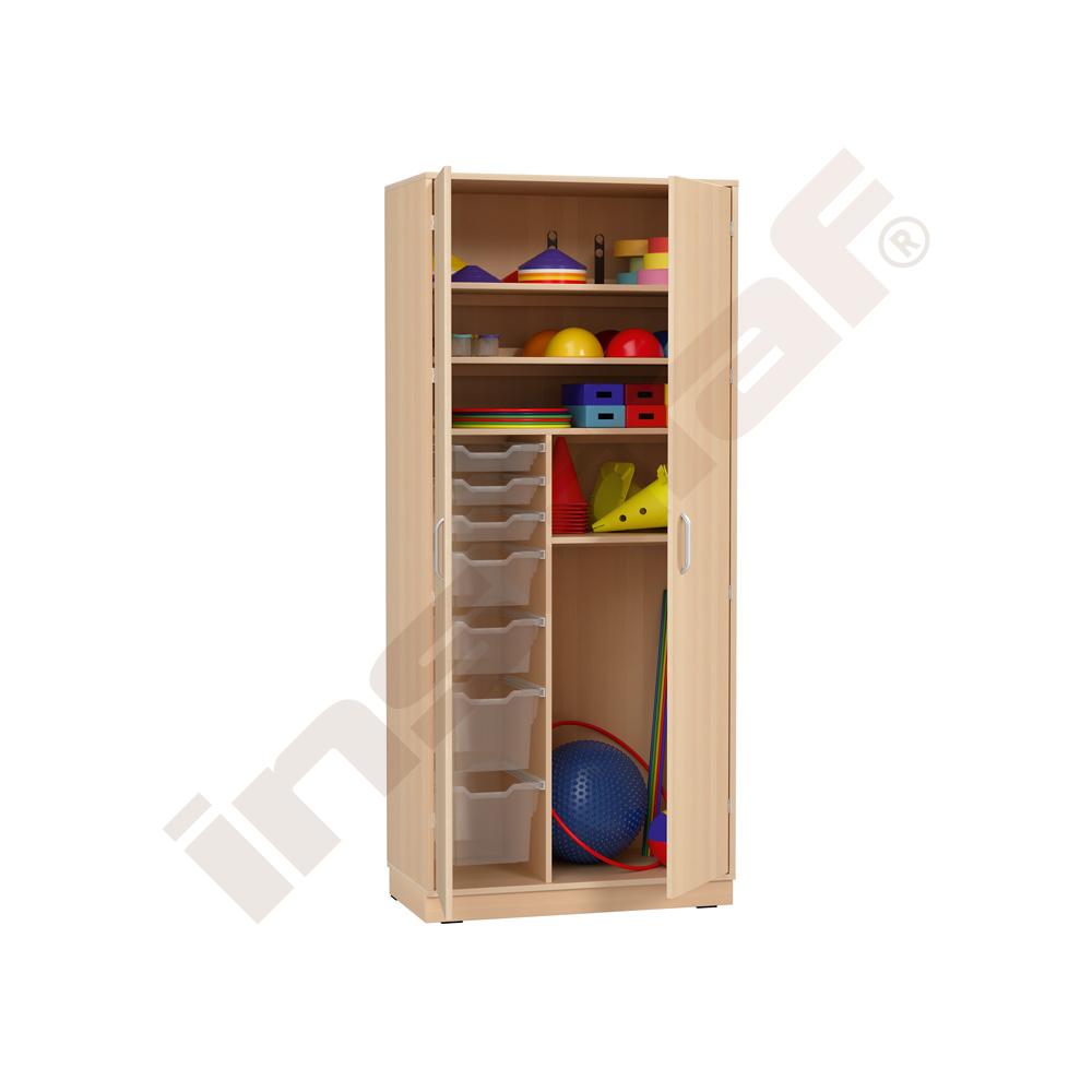 Flexi multifunkční skříň výška 203 cm, bez zámku