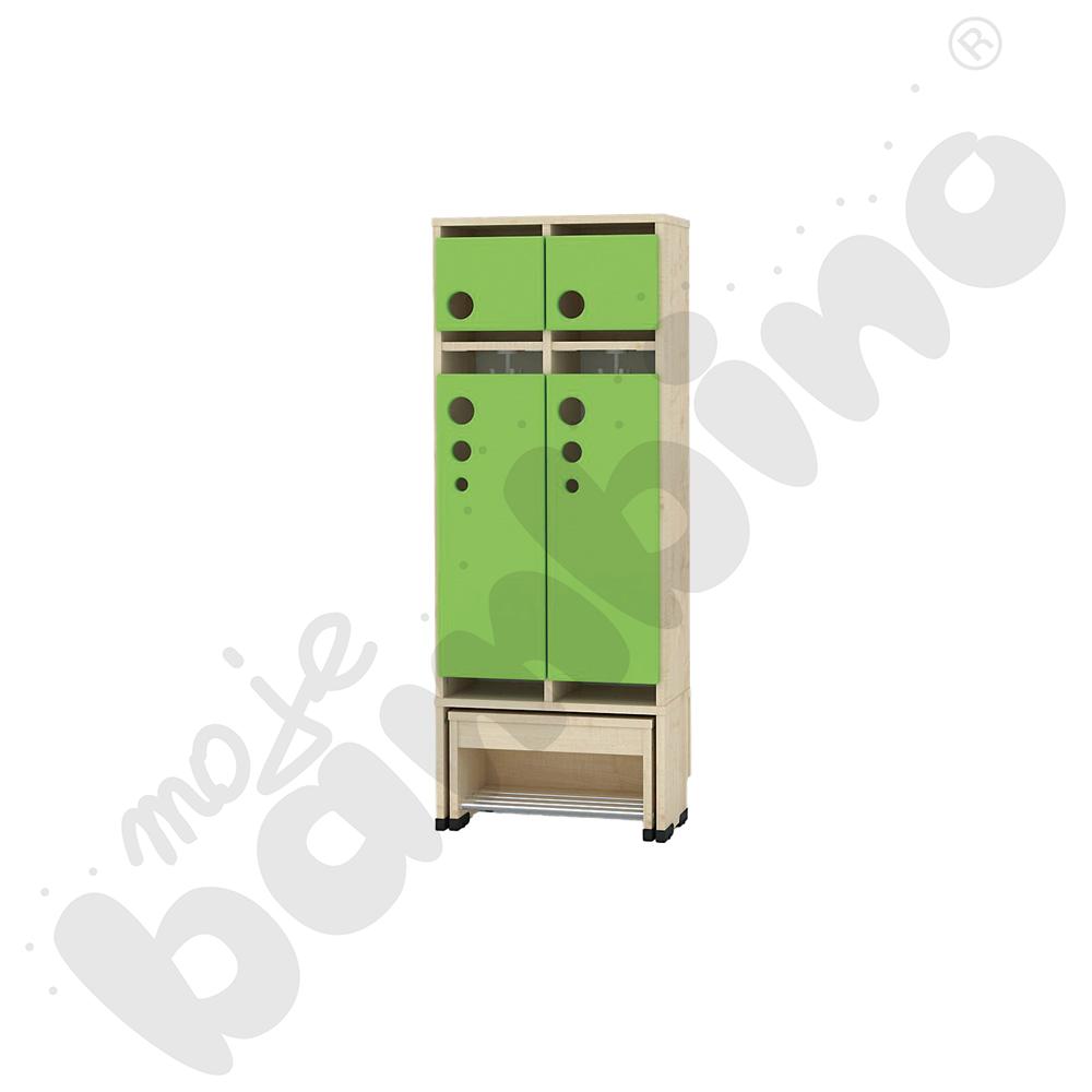 Szatnia Kropla z wysuwanym siedziskiem 2-os., wys. 26 cm 