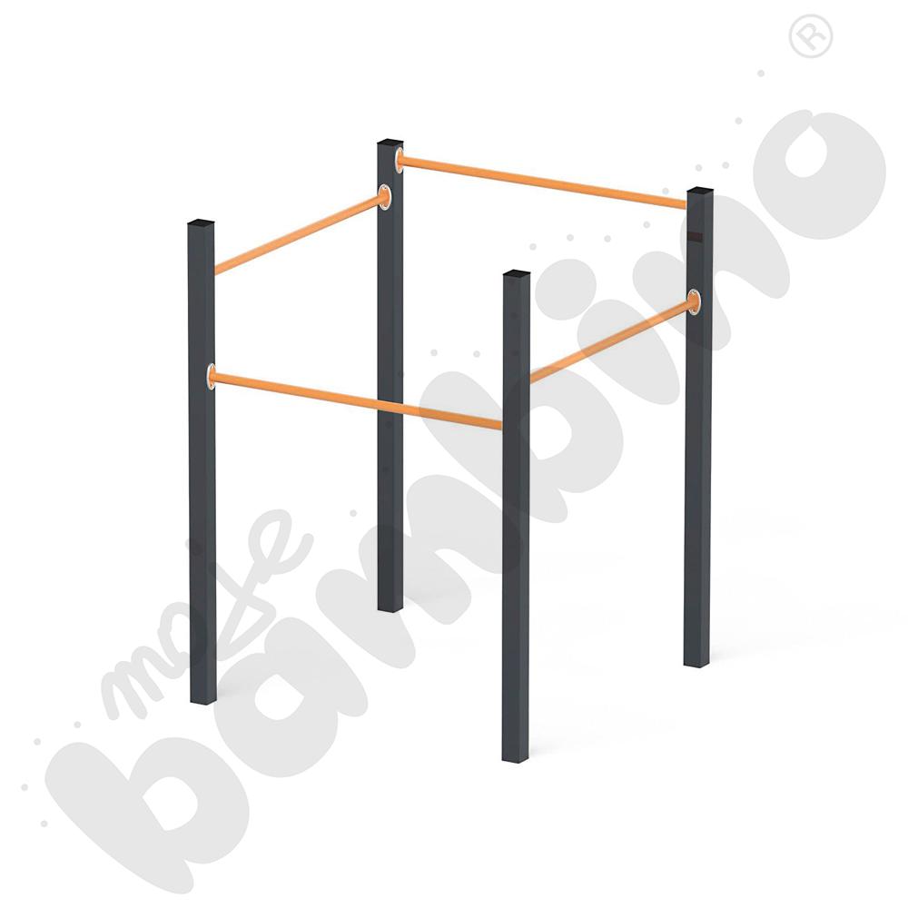 Street workout drążki wysokie Yellow