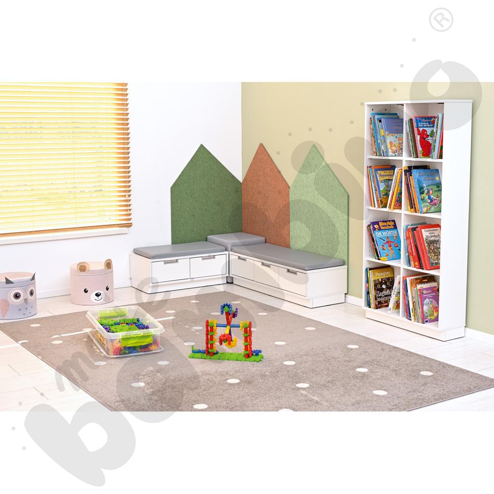 EKO dekor - domek średni - pastelowy jasnozielony