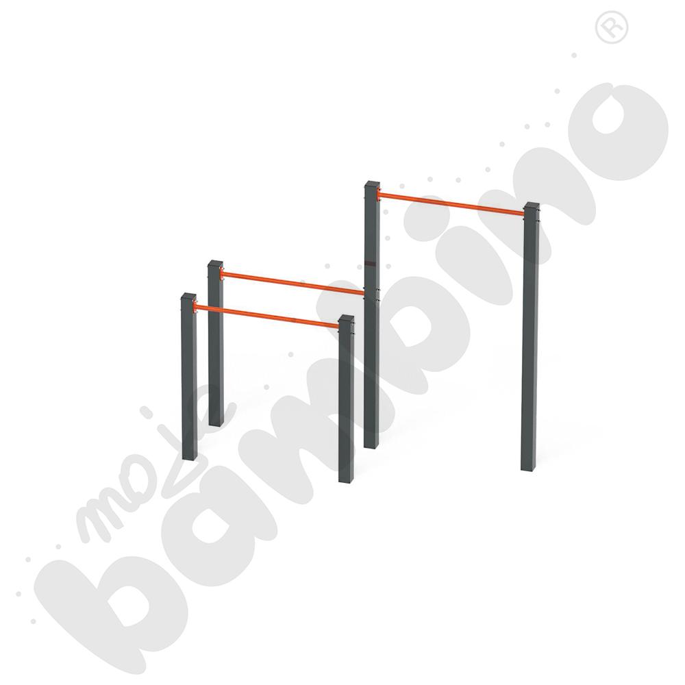 Street workout 138 drążki Orange