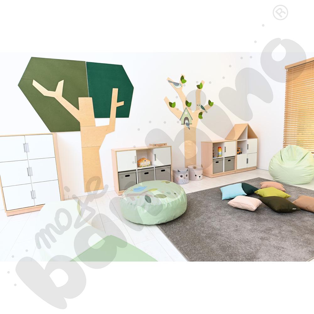 Panel ścienny - drzewo z kanciastą koroną