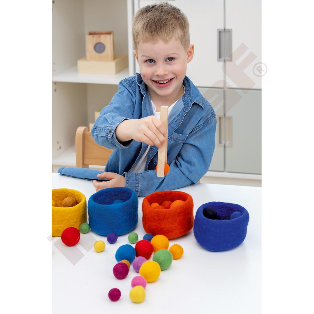 Filcové mističky a kuličky