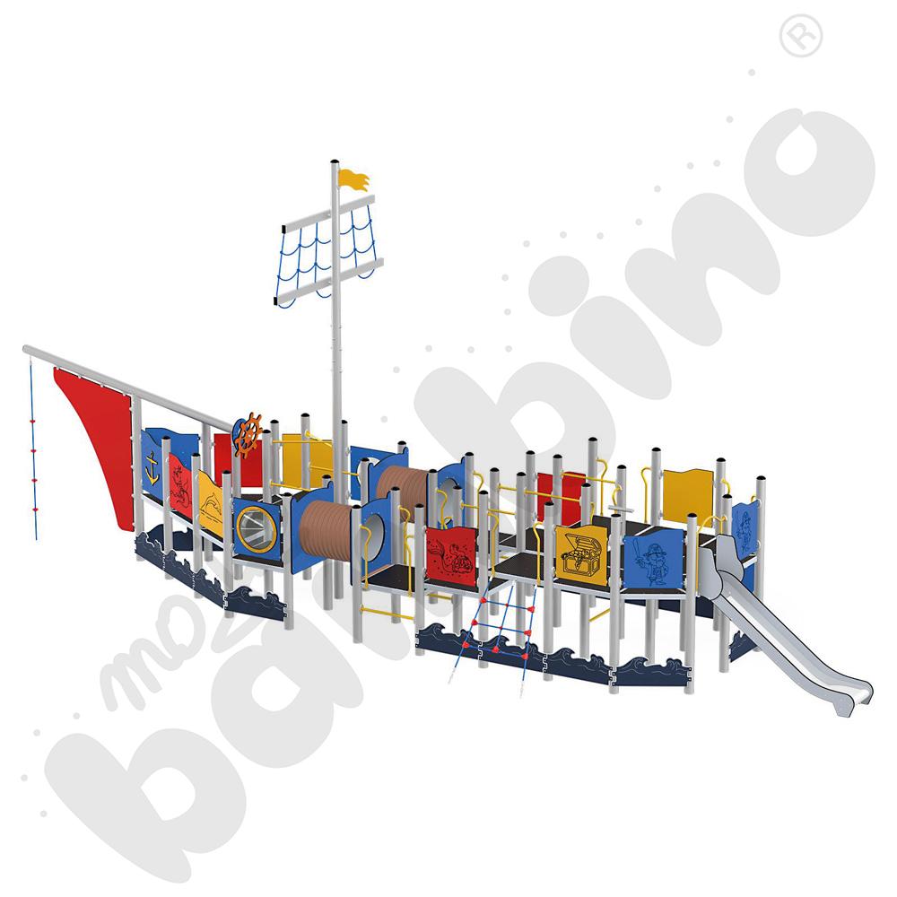 Statek Kolumba, metalowe słupy