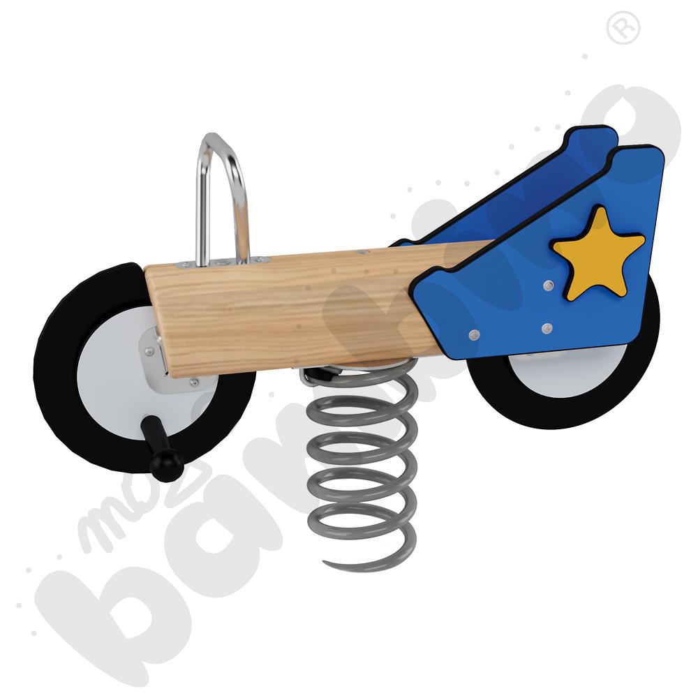 Skuter policja Robinio na podstawie metalowej