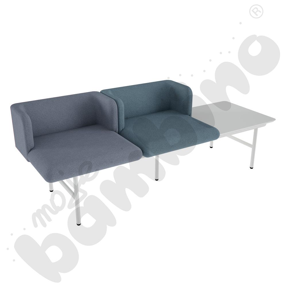 Agora - moduł 4, szaro-jasnoniebieski