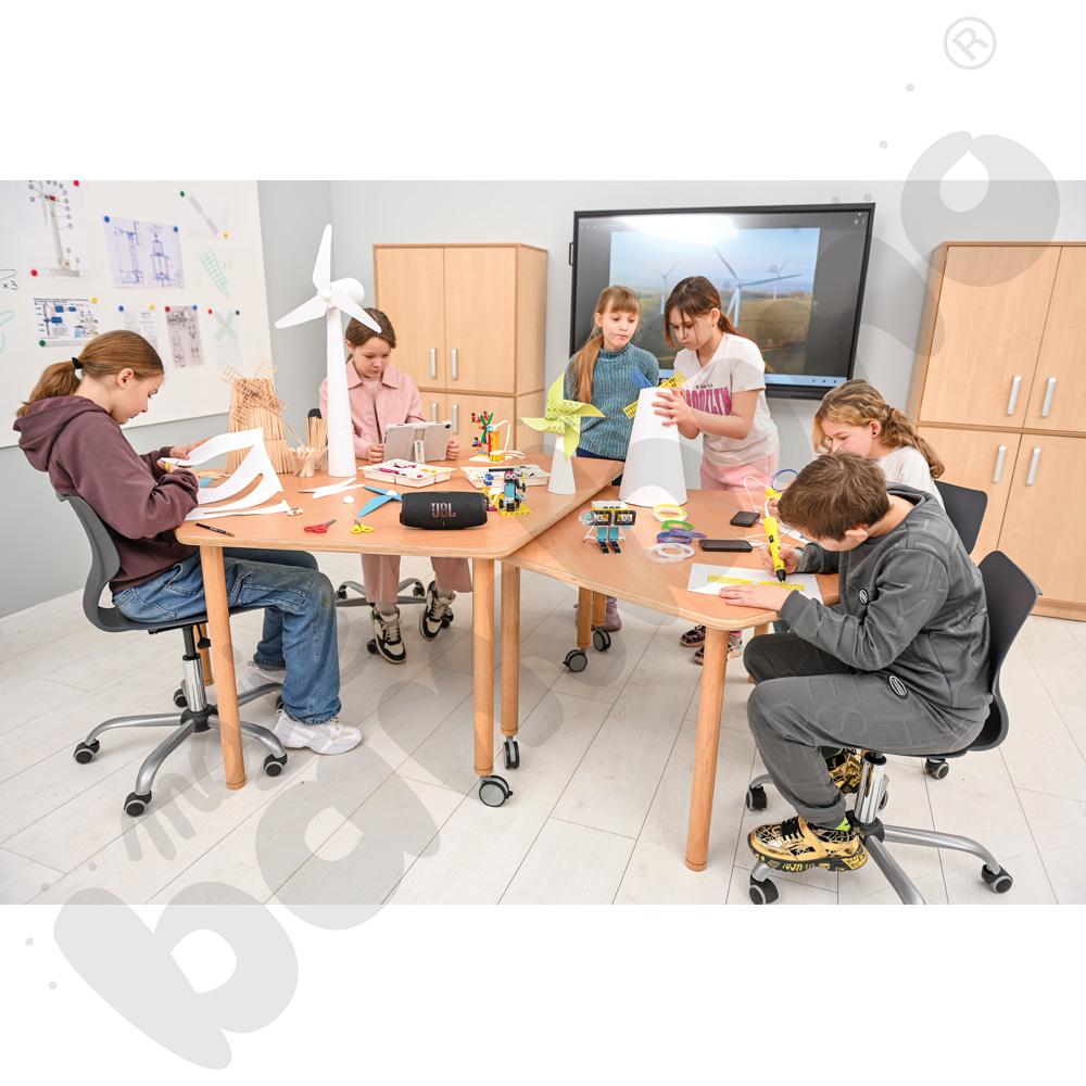 Blat Flexi pięciokątny duży - buk