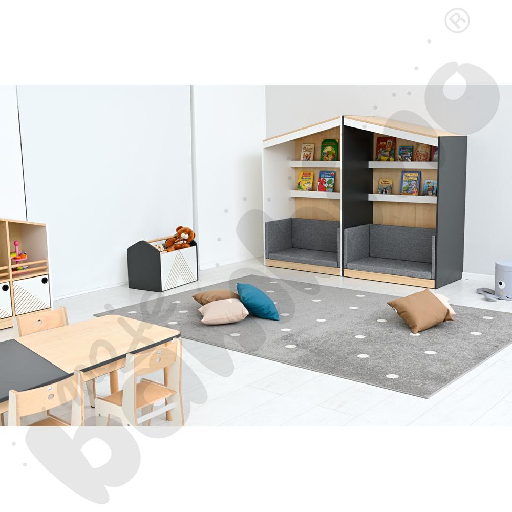 Biblioteczka FLO prawa biała