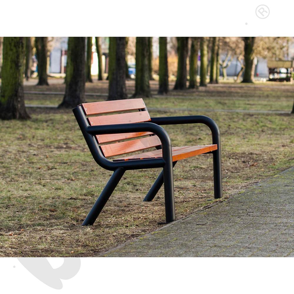 Ławka Viking Bis, mahoń