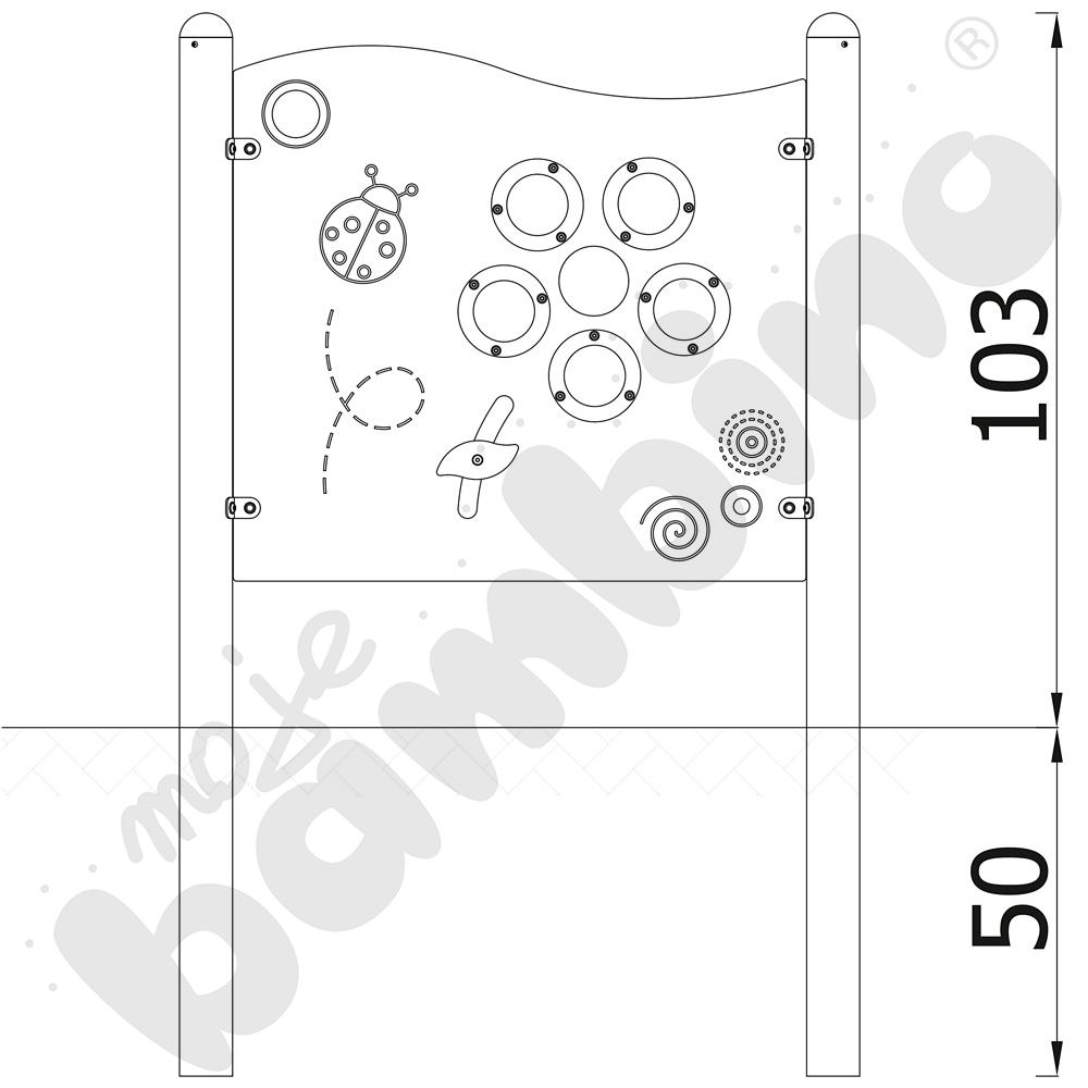 Milo - tablica Kwiatek