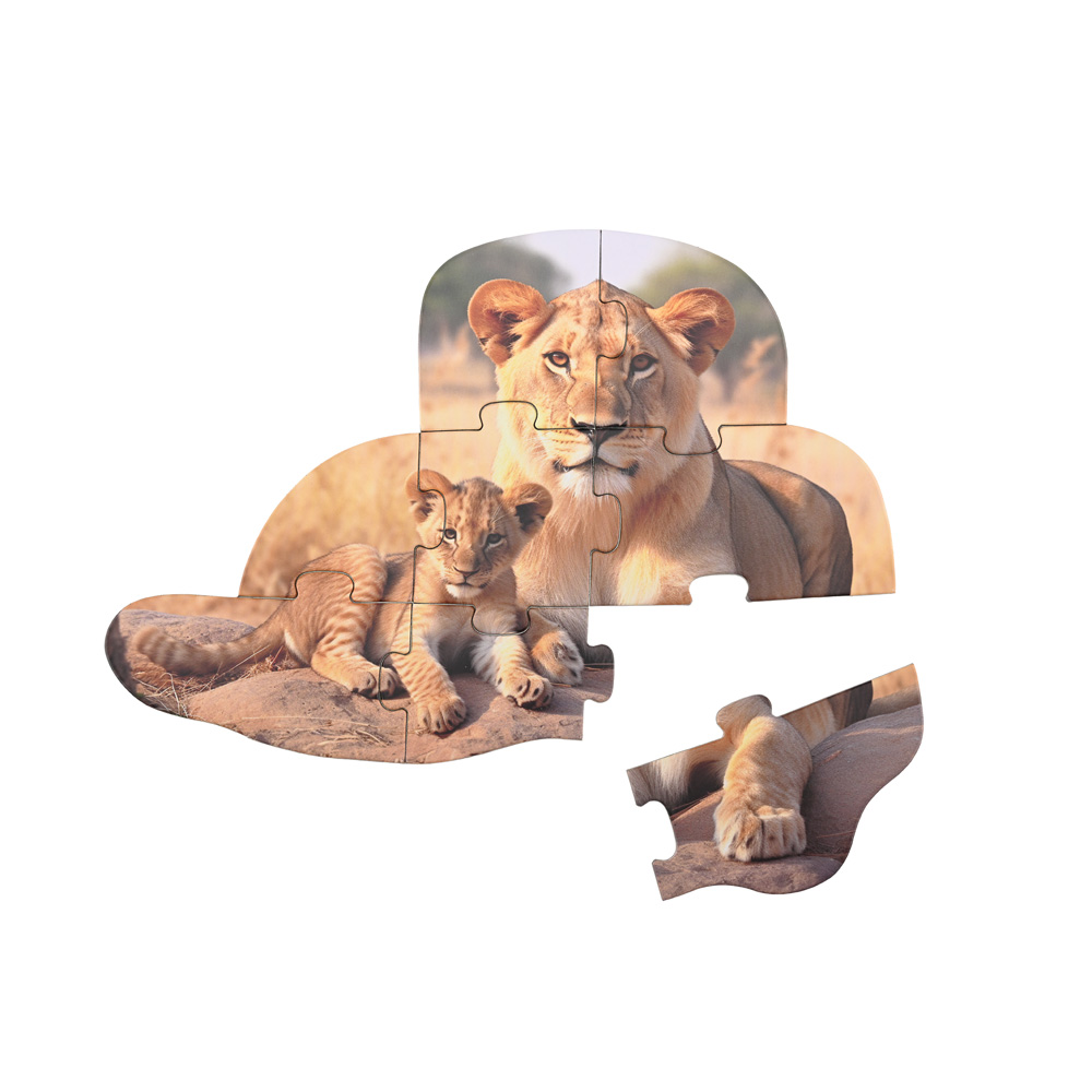 Maxi puzzle - Zvieratá a ich mláďatá